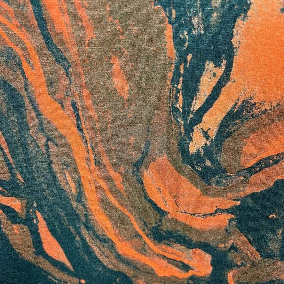 Iris Setlakwe Blouse Top Womens Large Ruched Silk Blend Sheer Long Sleeve Artsy - Picture 12 of 15